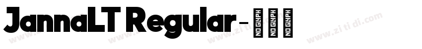 JannaLT Regular字体转换 JannaLT Regular字体转换